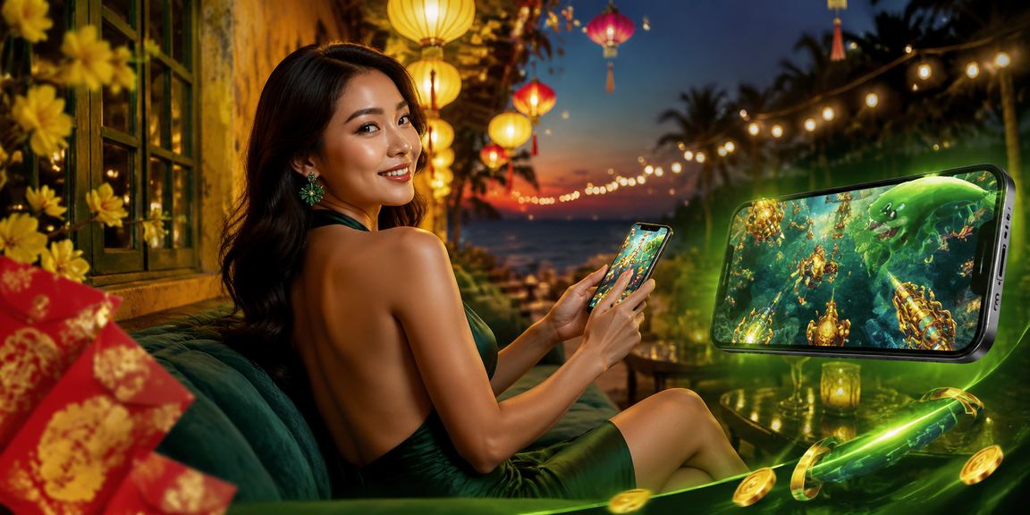 Không khí giải trí dịp lễ hội tại Hội An – người dùng chơi game và nhận tiền thưởng 14c
