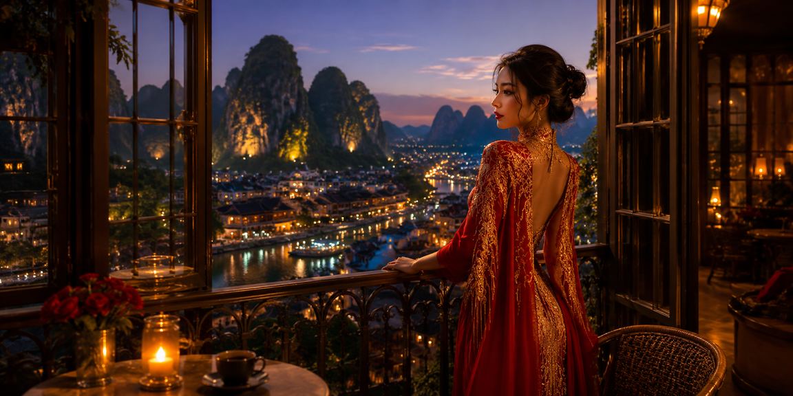 Thành viên cũ tại Ninh Bình ngồi cà phê xem voucher ưu đãi trên điện thoại 14c